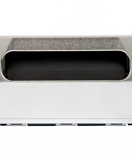 Hộp Đựng Khăn Ăn Để Bàn Vollrath 6515-06 Hai Mặt, Mặt Trước Mạ Chrome, Đen