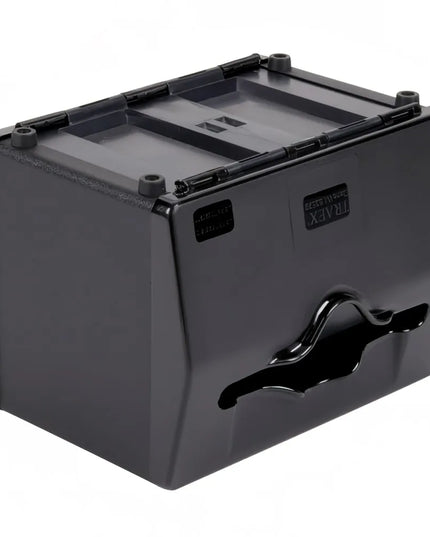 Hộp Đựng Khăn Ăn Để Bàn Vollrath 8545-06 Hai Mặt, Mặt Trước Đen, Đen