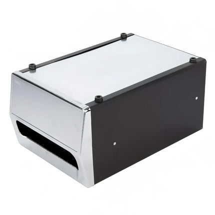 Hộp Đựng Khăn Ăn Để Quầy Vollrath 6512-06, Mặt Chrome, Đen