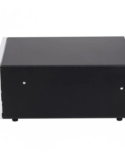 Hộp Đựng Khăn Ăn Để Quầy Vollrath 6513-06, Mặt Trước Mạ Chrome, Đen