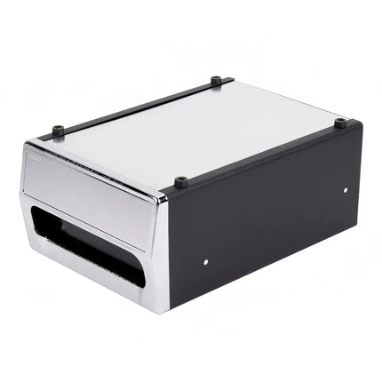 Hộp Đựng Khăn Ăn Để Quầy Vollrath 6513-06, Mặt Trước Mạ Chrome, Đen