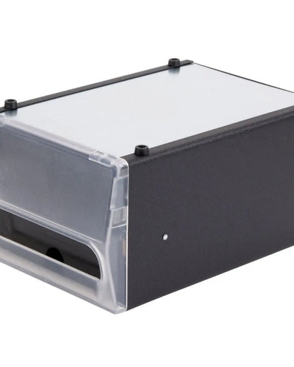 Hộp Đựng Khăn Ăn Để Quầy Vollrath 7512-06, 29.8 x 20.3 x 15.2 cm, Mặt Trong Suốt, Đen