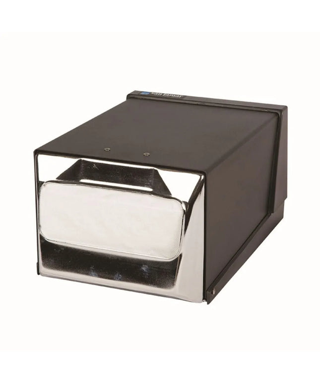 Hộp Đựng Khăn Ăn Fullfold Để Quầy San Jamar H3001BKC 300 Tờ, Đen & Chrome