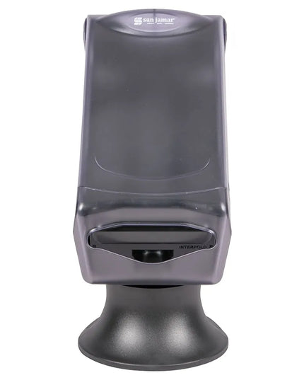 Hộp Đựng Khăn Ăn Fullfold Để Quầy San Jamar H5005SCL 450 Tờ, Đứng Độc Lập, Trong Suốt