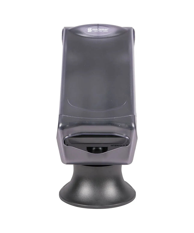 Hộp Đựng Khăn Ăn Fullfold Để Quầy San Jamar H5005SCL 450 Tờ, Đứng Độc Lập, Trong Suốt