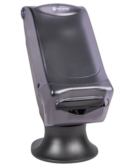 Hộp Đựng Khăn Ăn Fullfold Để Quầy San Jamar H5005SCL 450 Tờ, Đứng Độc Lập, Trong Suốt