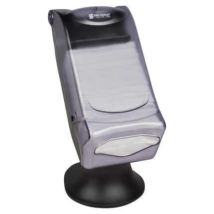 Hộp Đựng Khăn Ăn Fullfold Để Quầy San Jamar H5005SCL 450 Tờ, Đứng Độc Lập, Trong Suốt