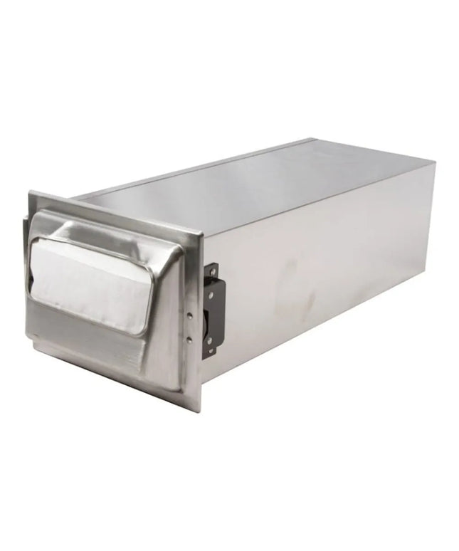 Hộp Đựng Khăn Ăn Gấp Đầy San Jamar H2001XC 750 Tờ, Âm Quầy, Bề Mặt Mờ Chrome & Inox