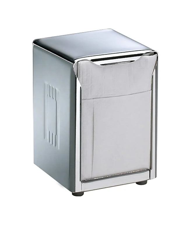 Hộp Đựng Khăn Ăn Gấp Thấp San Jamar H985X 150 Tờ, Để Bàn, 2 Mặt, Inox