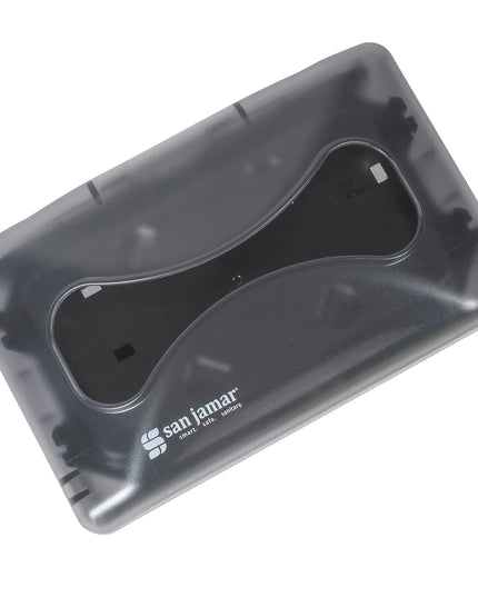 Hộp Đựng Khăn Ăn Mini/Gấp Đôi San Jamar H4004TBK 250 Tờ, Để Bàn, Có Khe Quảng Cáo, Black Pearl