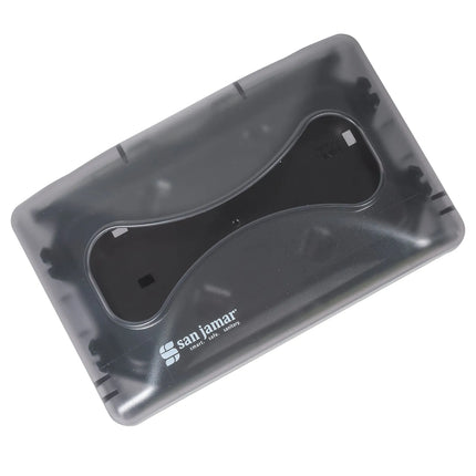 Hộp Đựng Khăn Ăn Mini/Gấp Đôi San Jamar H4004TBK 250 Tờ, Để Bàn, Có Khe Quảng Cáo, Black Pearl