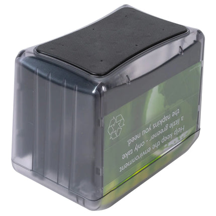 Hộp Đựng Khăn Ăn Mini/Gấp Đôi San Jamar H4004TBK 250 Tờ, Để Bàn, Có Khe Quảng Cáo, Black Pearl