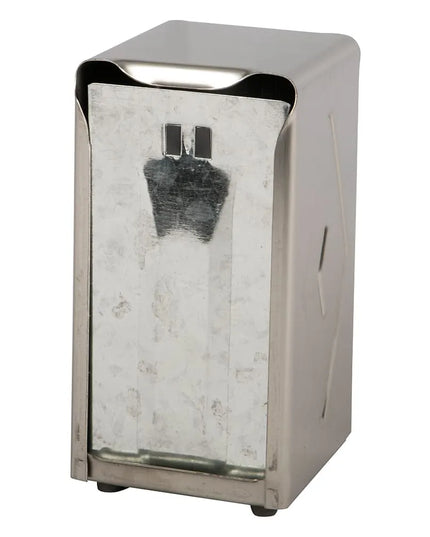 Hộp Đựng Khăn Ăn Tallfold Để Bàn San Jamar H900X 150 Tờ, Hai Mặt, Inox