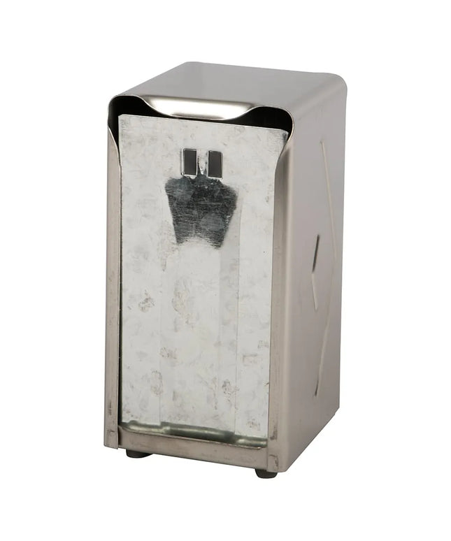 Hộp Đựng Khăn Ăn Tallfold Để Bàn San Jamar H900X 150 Tờ, Hai Mặt, Inox
