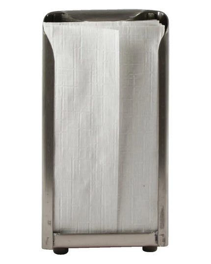 Hộp Đựng Khăn Ăn Tallfold Để Bàn San Jamar H900X 150 Tờ, Hai Mặt, Inox