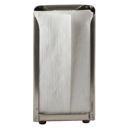 Hộp Đựng Khăn Ăn Tallfold Để Bàn San Jamar H900X 150 Tờ, Hai Mặt, Inox