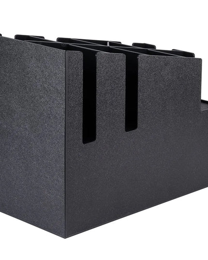Hộp Đựng Khăn Ăn Vollrath CTNCLS-06 100 Tờ, Kèm Ngăn Ly, Nắp & Ống Hút, 22.9 x 38.6 cm, Nhựa, Đen
