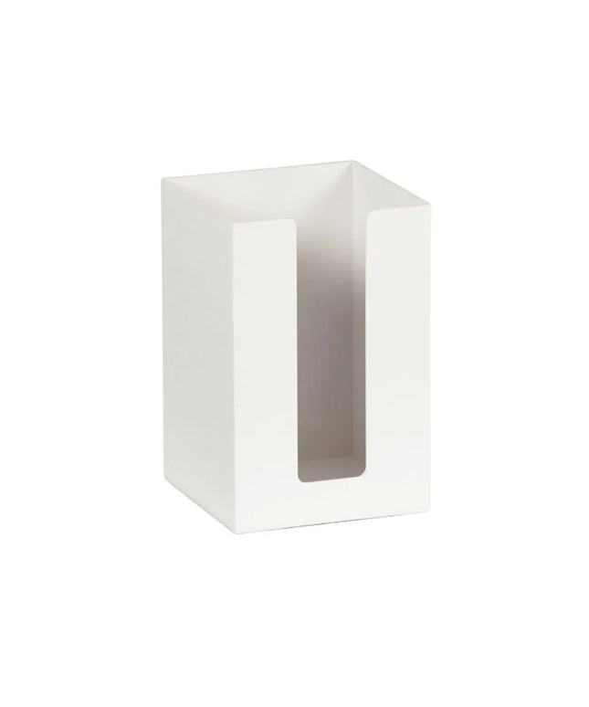 Hộp Đựng Khăn Ăn Vuông Cal-Mil 635-15 14 cm, Nhựa ABS Trắng
