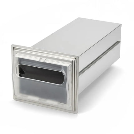 Hộp Đựng Khăn Giấy Âm Quầy Vollrath 6525-13 Sức Chứa 500 Tờ - Mặt Trong Suốt, Inox