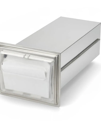 Hộp Đựng Khăn Giấy Âm Quầy Vollrath 6525-13 Sức Chứa 500 Tờ - Mặt Trong Suốt, Inox