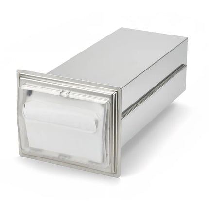 Hộp Đựng Khăn Giấy Âm Quầy Vollrath 6525-13 Sức Chứa 500 Tờ - Mặt Trong Suốt, Inox