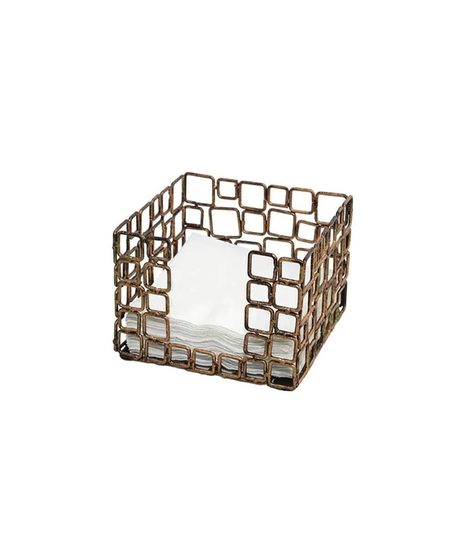 Hộp Đựng Khăn Giấy Để Bàn Front Of The House BHO039GOI21 - Đồng