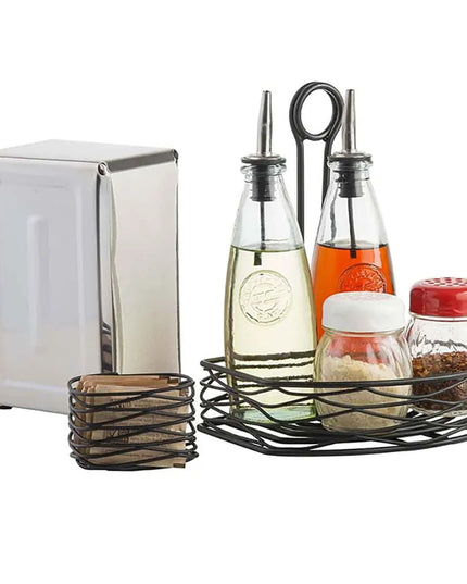 Hộp Đựng Khăn Giấy Tablecraft 221 Inox - Khăn 8.9 x 16.8 cm