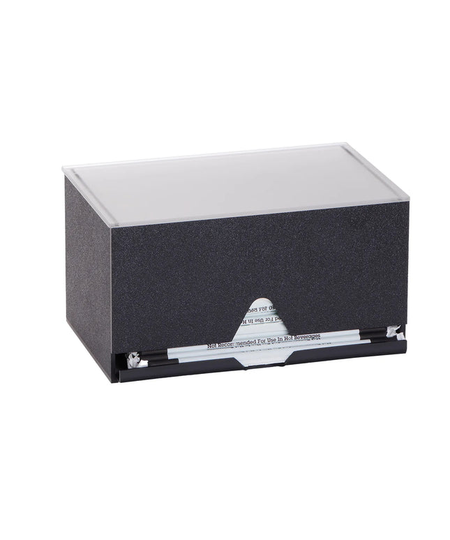 Hộp Đựng Ống Hút 1 Mặt Dispense-Rite CT-STR-24BT Sức Chứa 250 Ống, Màu Đen