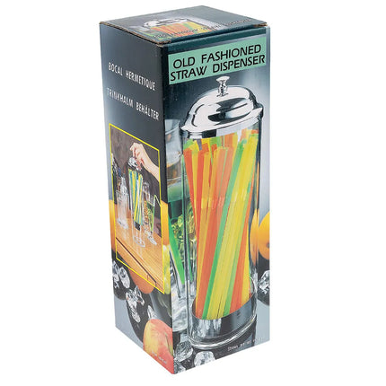 Hộp Đựng Ống Hút 1 Ngăn American Metalcraft SD3511 8.9 cm x 27.3 cm x 15.2 cm - Màu Trong Suốt