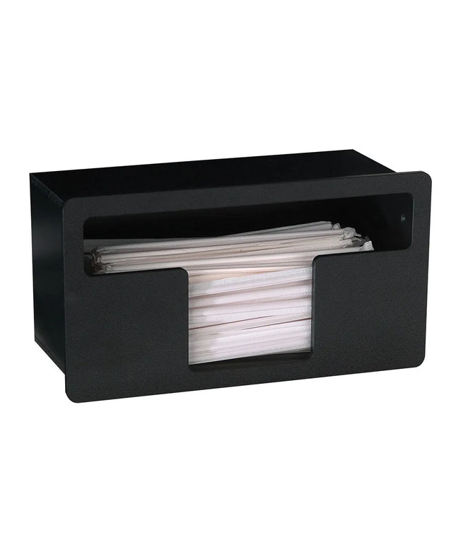 Hộp Đựng Ống Hút 1 Ngăn Dispense-Rite FMTS-1BT 29.5 cm x 14 cm x 15.9 cm - Màu Đen