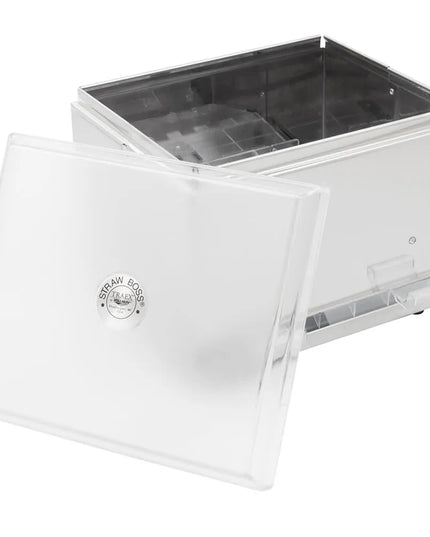 Hộp Đựng Ống Hút 2 Mặt Vollrath 3802-28 Sức Chứa 500 Ống, Màu Bạc