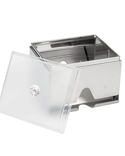 Hộp Đựng Ống Hút 2 Mặt Vollrath 3810-28 Sức Chứa 400 Ống, Màu Bạc