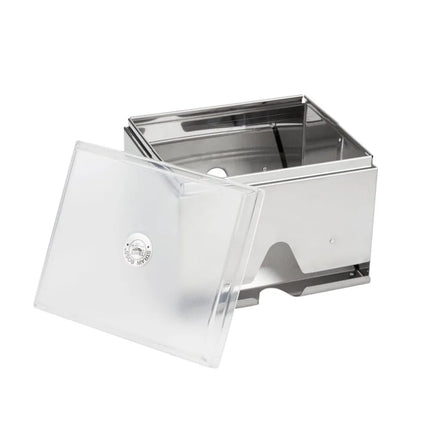 Hộp Đựng Ống Hút 2 Mặt Vollrath 3810-28 Sức Chứa 400 Ống, Màu Bạc