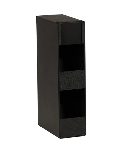 Hộp Đựng Ống Hút 2 Ngăn Cal-Mil 23422-13 15.2 cm x 29.2 cm x 59.7 cm - Nhựa ABS Màu Đen