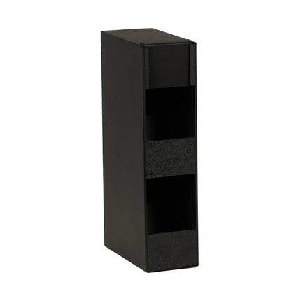 Hộp Đựng Ống Hút 2 Ngăn Cal-Mil 23422-13 15.2 cm x 29.2 cm x 59.7 cm - Nhựa ABS Màu Đen