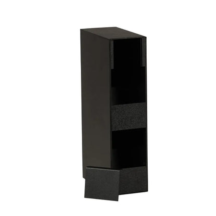 Hộp Đựng Ống Hút 2 Ngăn Cal-Mil 23422-13 15.2 cm x 29.2 cm x 59.7 cm - Nhựa ABS Màu Đen