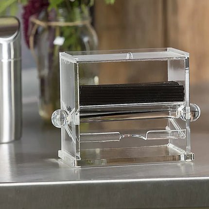 Hộp Đựng Que Khuấy Một Ngăn Tablecraft 226 - Màu Trong Suốt