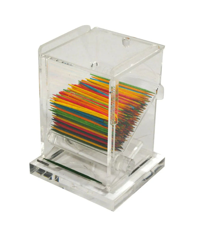 Hộp Đựng Tăm Winco ACTD-3 7.6 x 6.4 x 10.2 cm Acrylic Trong Suốt
