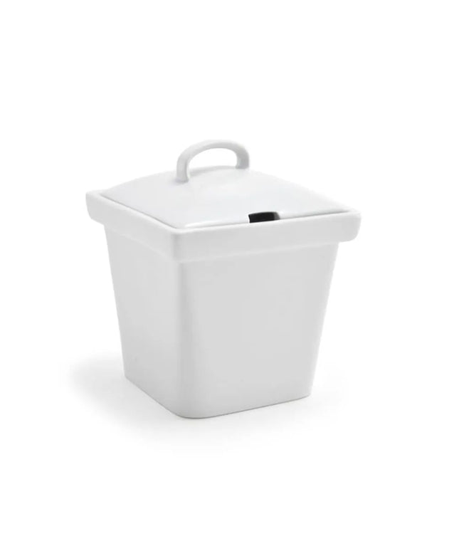 Hũ Đựng Gia Vị Vuông Front Of The House DBO086WHP22 445 ml - Trắng