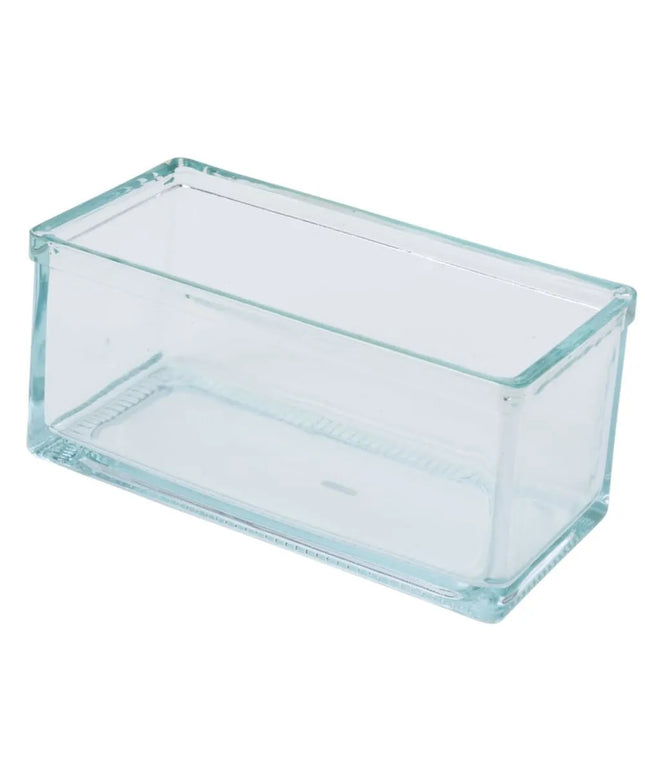 Hũ Gia Vị 1 Ngăn Chữ Nhật Cal-Mil C4X8X4GLASS - Trong Suốt