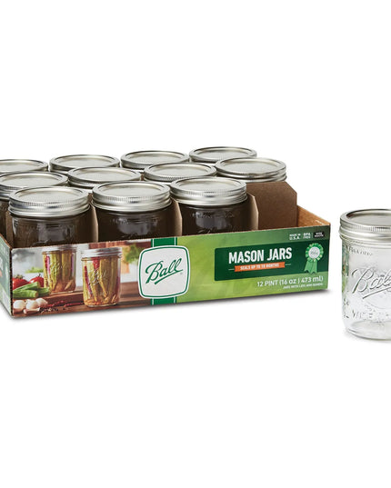 Hũ Mason Thủy Tinh Ball 60000ZFP 240 ml Nắp SureTight™ - Miệng Thường