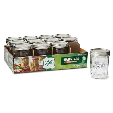 Hũ Mason Thủy Tinh Ball 60000ZFP 240 ml Nắp SureTight™ - Miệng Thường