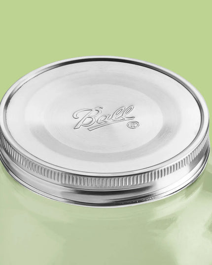 Hũ Mason Thủy Tinh Trang Trí Ball 2176671 3.8 l Nắp Vặn - Miệng Rộng