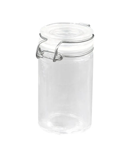 Hũ Mini Apothecary Thủy Tinh American Metalcraft HMMJ2 74 ml Nắp Bản Lề