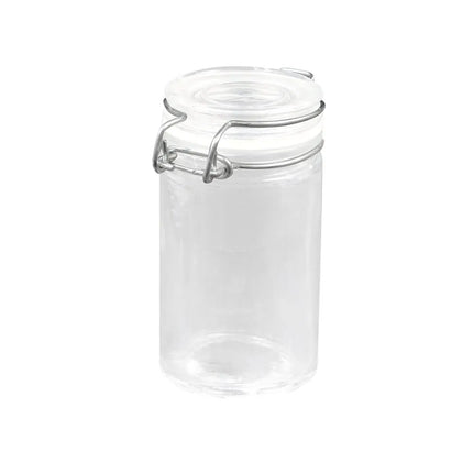 Hũ Mini Apothecary Thủy Tinh American Metalcraft HMMJ2 74 ml Nắp Bản Lề