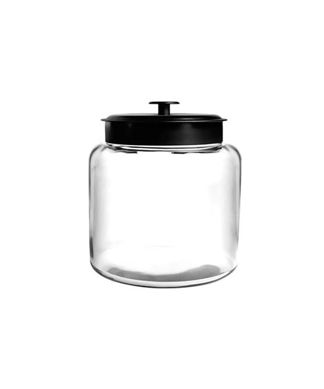 Hũ Thủy Tinh Anchor Hocking 96711AHG17 Mini Montana 1892 ml Nắp Kim Loại Đen