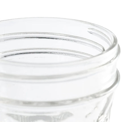 Hũ Thủy Tinh Đựng Mứt Ball 1440080400 120 ml Họa Tiết Quilted Nắp Vặn - Miệng Thường