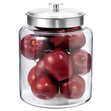 Hũ Thủy Tinh Montana Anchor Hocking 91523AHG17 7.6 lít Nắp Inox Bề Mặt Mờ