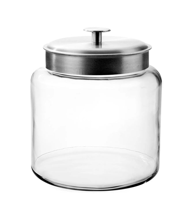 Hũ Thủy Tinh Montana Anchor Hocking 95506AHG17 5.7 lít Nắp Nhôm Bề Mặt Mờ