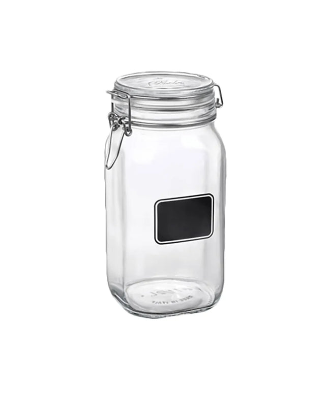 Hũ Thủy Tinh Trong Suốt Steelite 4949Q464 1619 ml Fido Chalkboard Nắp Đậy